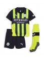 Manchester City Erling Haaland #9 Bortedraktsett Barn 2024-25 Korte ermer (+ bukser)